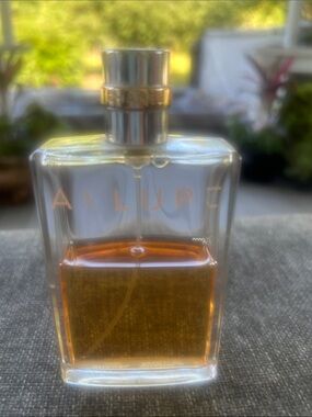 CHANEL Allure Perfume Bottle — Amber and Silver Accents